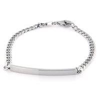 Bracelet Forever Gioielli Bracciale Con Piastra Massiccio in Argent FGBR00047 - FGBR00047